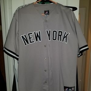 New York Yankees #62 Road Jersey Large Majestic